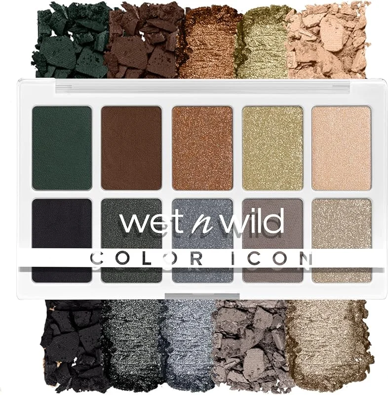 Wet n Wild, Palette 10 Nuances Color Icon, Palette de Fards à Paupières, 10 Couleurs Richement