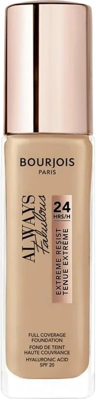 BOURJOIS - Fond De Teint Always Fabulous 24h 400 Rose Beige - Fini Semi-Mat - À L'Acide — Maquillage