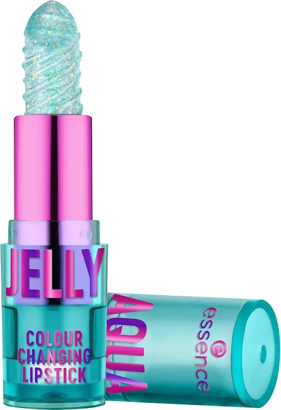 essence ROUGE À LÈVRES RÉVÉLATEUR DE COULEUR AQUA JELLY, s'adapte à la couleur, effet — Maquillage