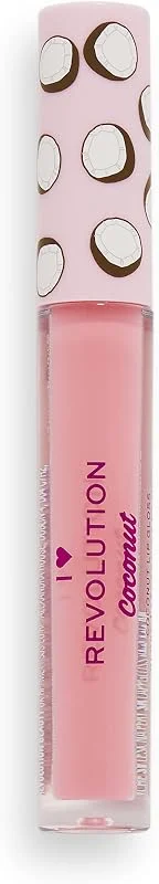 I Heart Revolution, Tasty Coconut, Brillant à Lèvres, Pink Coconut Sugar, 2.2ml — Maquillage