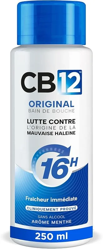 CB12 Original - Bain de Bouche sans Alcool - 16 h d'Haleine Fraîche - 250ml — Soin de la peau