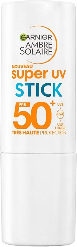 Garnier Ambre Solaire Visage Stick SPF50+ Visage Zones Sensibles 9g — Soin de la peau