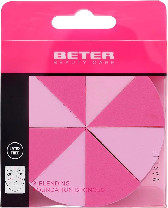 Beter 1166-22314 Eponge Maquillage Latex Prédécoupée