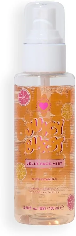 I Heart Revolution Jelly Burst Face Mist, Spray Fixateur Visage à la Vitamine C & — Maquillage