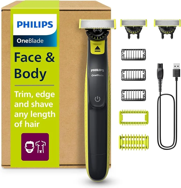 Philips OneBlade 360 Authentic Barber, Electric Facial & Body Shaver & — Complements alimentaires