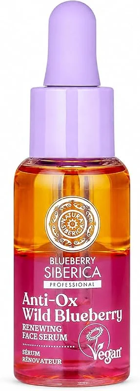NATURASIBERICA ANTI-OX WILD BLUEBERRY serum facial – apporte un coup de boost — Soin de la peau