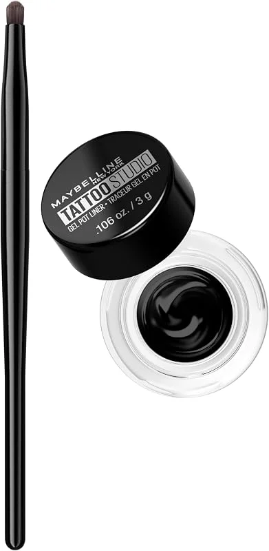 MAYBELLINE Eye Studio Lasting Drama Gel Eyeliner - Blackest Black 950 — Maquillage