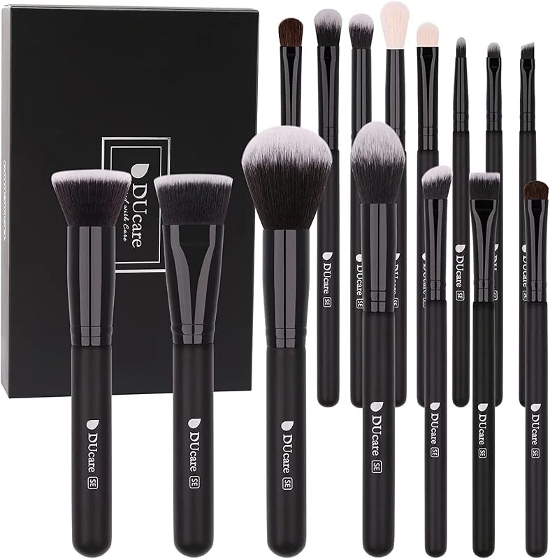 DUcare Pinceaux Maquillages Professionnels 15 pcs Kit Pinceaux Maquillage