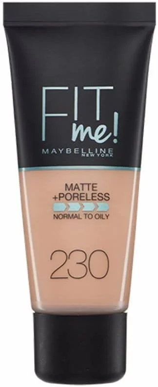 Maybelline Fit Me Mate Y Afinaporos Tono 230 Natural Buff Base De Maquillaje Calca A Tu — Maquillage