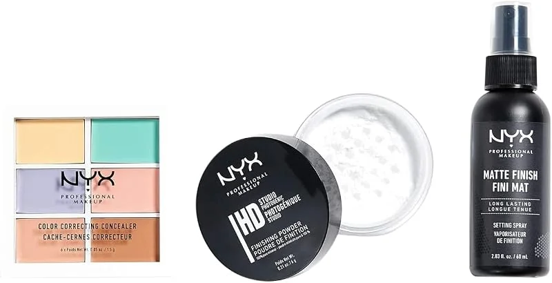 NYX Professional Makeup Coffret Bestsellers 3 Pièces, Palette Couleur et Correction — Maquillage