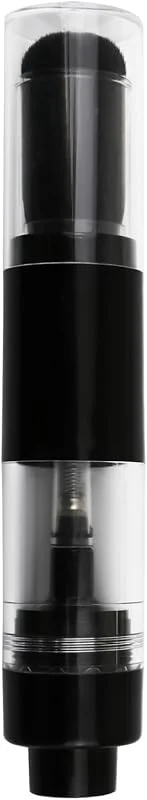 Pinceau à poudre rechargeable 2 en 1 rétractable, pinceau de maquillage avec flacon de poudre libre