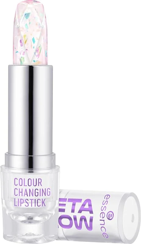 essence META GLOW COLOUR CHANGING LIPSTICK rouge à lèvres révélateur de couleur (3.4g) — Maquillage