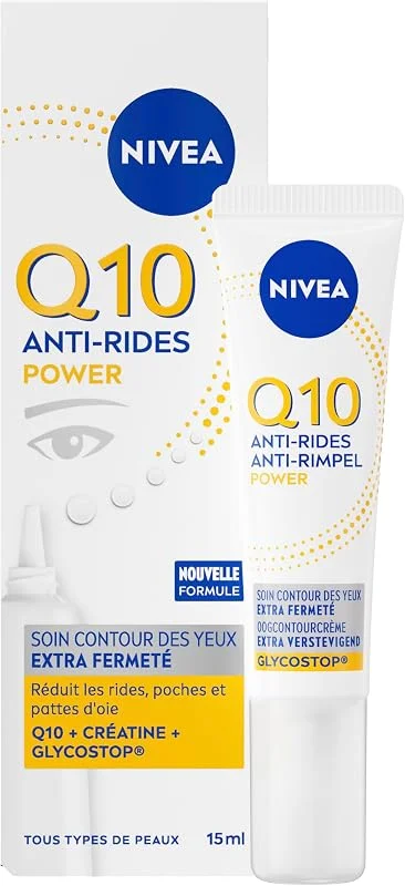 NIVEA Q10 Soin Contour des Yeux Anti-Rides Power, 15 ml — Soin de la peau