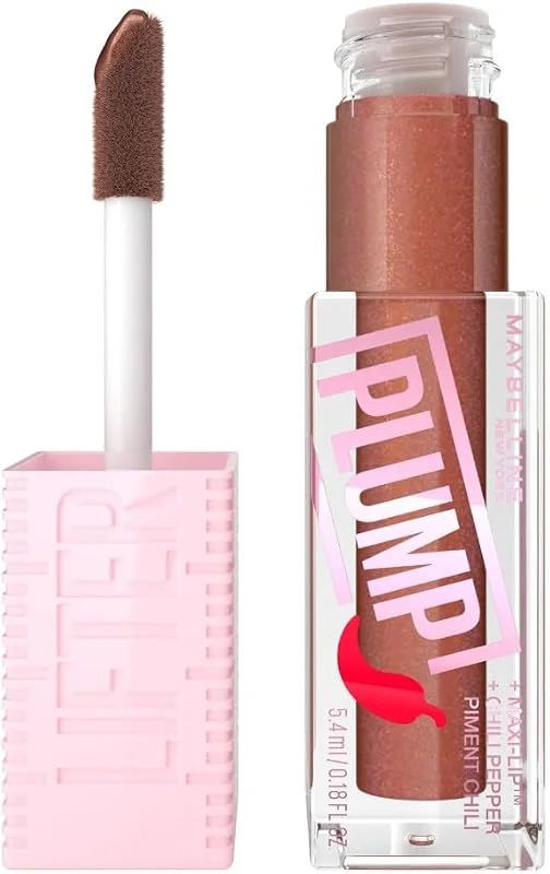 Maybelline New York Lifter Plump Gloss Repulpant Piment Cocoa Zing 5, 4ml — Maquillage