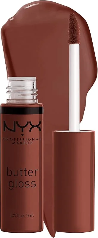 NYX Professional Makeup Butter Gloss Repulpant Brownie Drip Non Collant — Maquillage