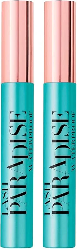 2 x L'Oréal Paris Lash Paradise Waterproof Mascara Volumisant et Extensible Formule — Maquillage