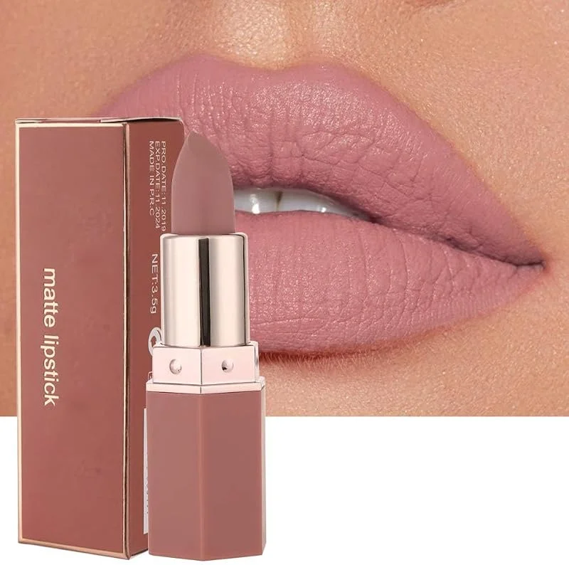 Rouge Mat Velouté Lèvres Étanche Longue Durée Anti-adhérent Tasse Sexy Couleur (# 03 — Maquillage