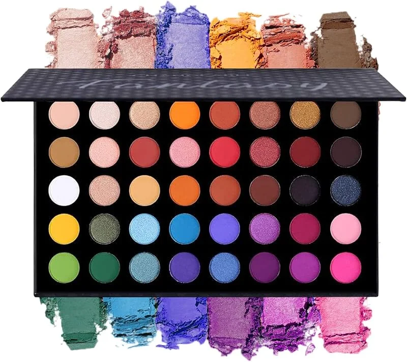 Beauty Glazed Palette d'ombres à paupières métalliques Mat Shimmer 40 Couleurs — Maquillage