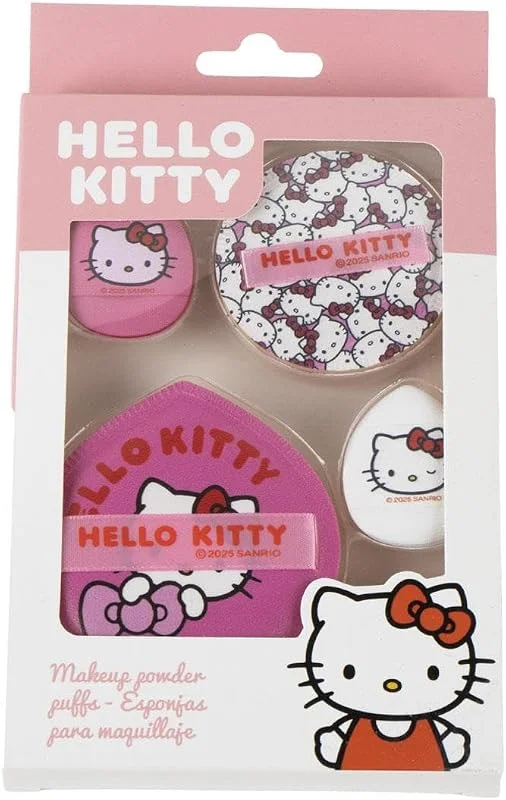 CERDÁ LIFE'S LITTLE MOMENTS - Éponge de maquillage Hello Kitty au design officiel - Douce