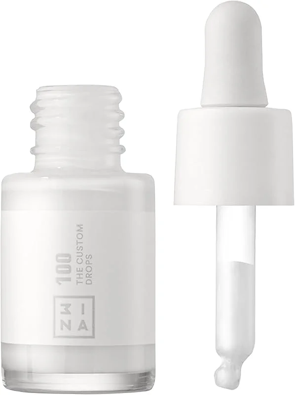 3INA MAKEUP - The Custom Drops 100 - Blanc - Fond de Teint -Créateur De Teinte Sur — Maquillage