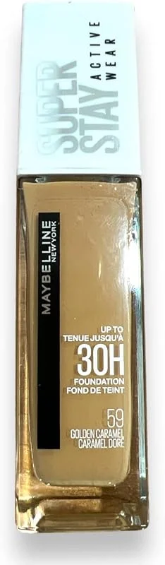 maybelline - fond de teint active wear superstay 30h - 59 caramel doré — Maquillage