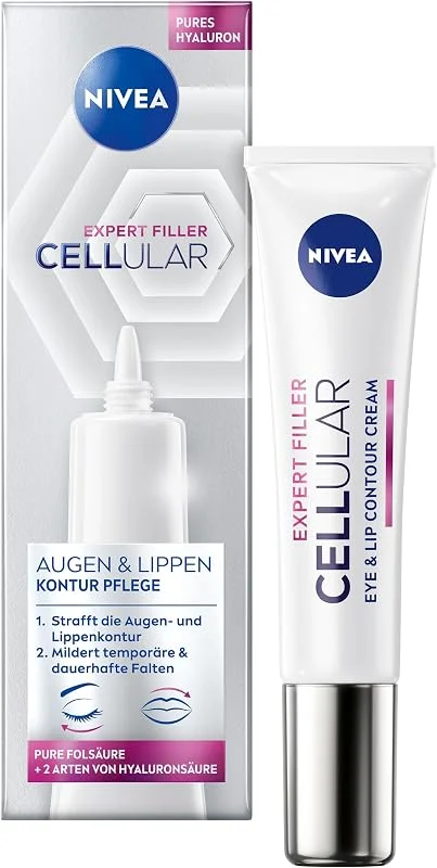 NIVEA Cellular Expert Filler Soin contour des yeux et des lèvres, crème (15 ml) — Soin de la peau