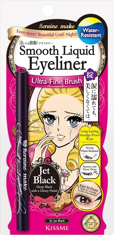 Heroine Make SP Smooth Liquid Eyeliner Super Keep 01, Black 0, 4 ml Waterproof — Maquillage