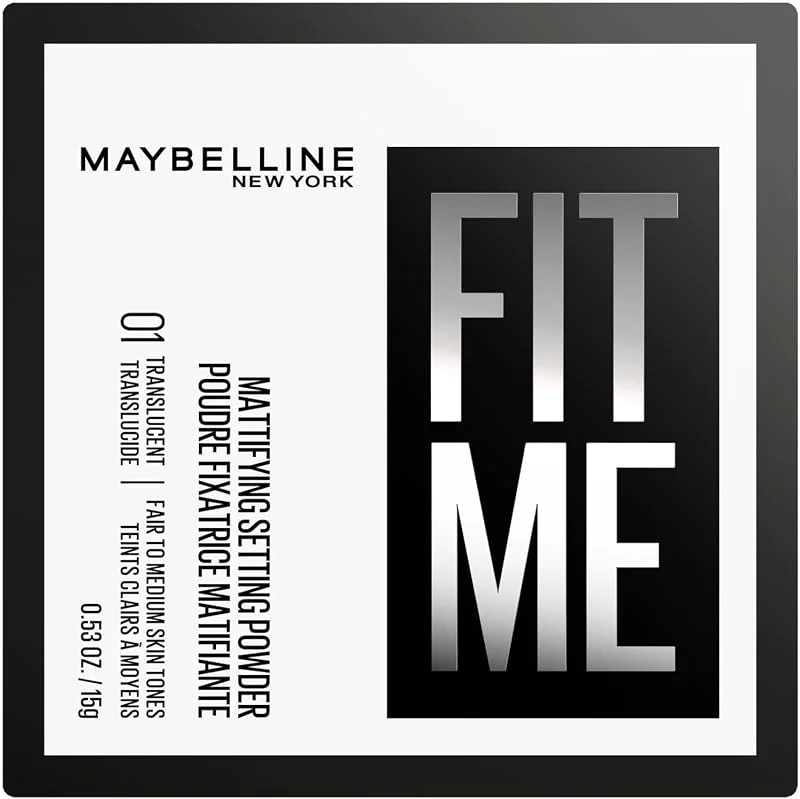 Maybelline New York Poudre Libre Fixatrice Matifiante 16H Translucent — Maquillage