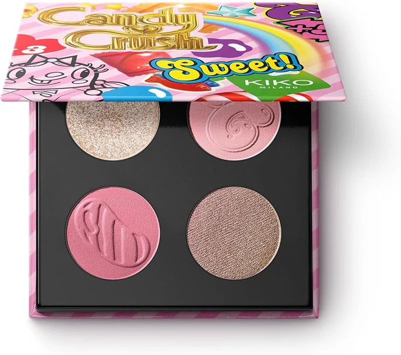 KIKO Milano Candy Crush™ Multi Finish Eyeshadow Palette 02, Palette De 4 Ombres À — Maquillage