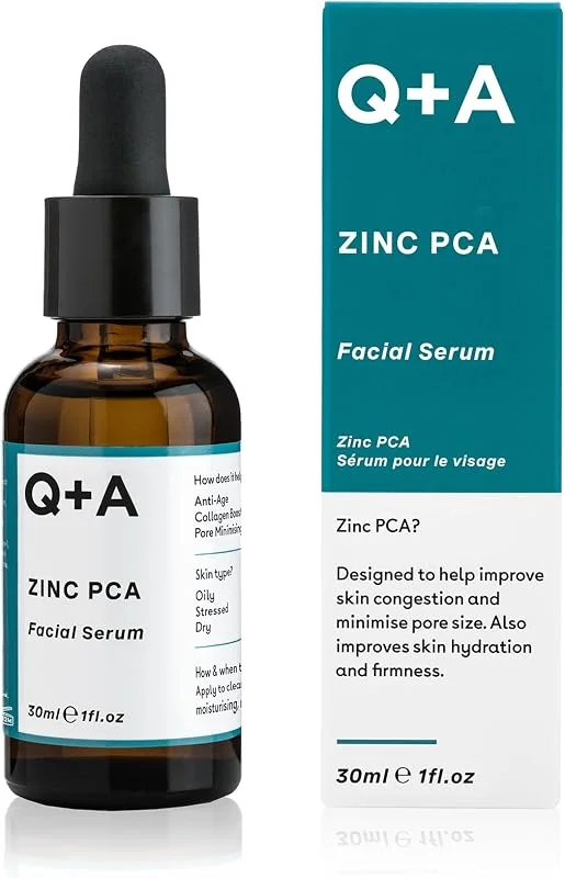 Q+A Sérum au zinc PCA pour visage, 30 ml — Soin de la peau