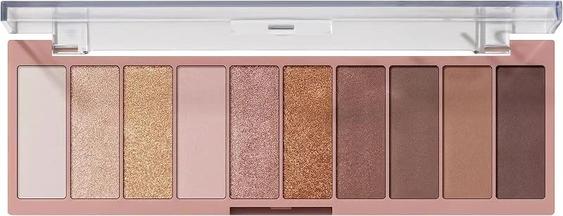 e.l.f. Perfect 10 Palette de fards à paupières, dix nuances neutres ultra-pigmentées — Maquillage