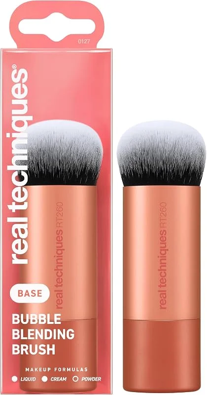 Real Techniques Pinceau de maquillage à bulles, pinceau facial polyvalent pour les produits