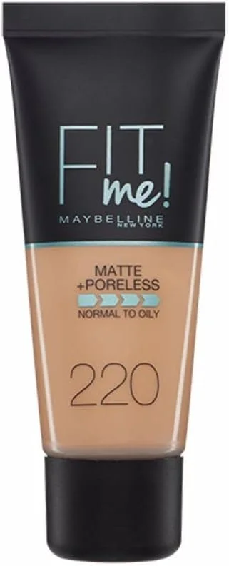 MAYBELLINE FIT ME MATTE PORELESS 220 NATUREL — Maquillage