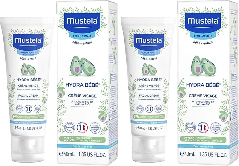 Mustela - Mustela Hydre Bébé Soin du visage Crème - 40ml (Lot de 2) — Soin de la peau