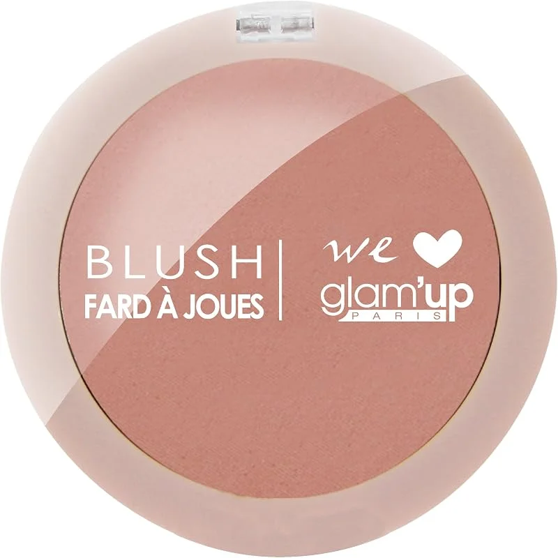 Glam'Up Paris - Blush Fard À Joues Bonne Mine Fini Satiné Longue Tenue N°1 — Maquillage