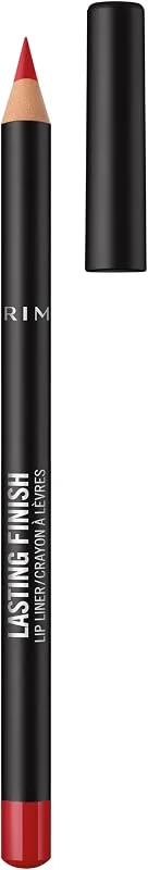 Rimmel Lasting Matte Lip Liner 505 Red Dynamitte, crayons à lèvres, rouge à lèvres mat — Maquillage