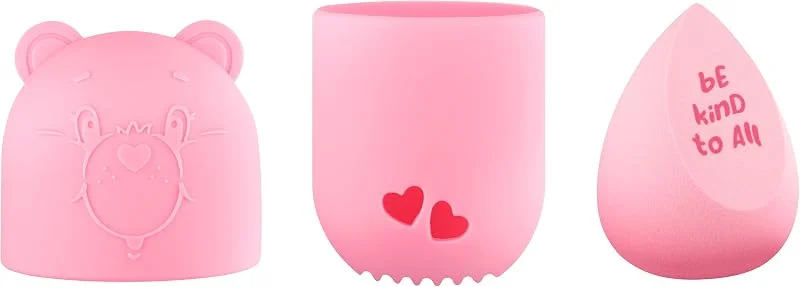 essence Care Bears Make-up Sponge & Case, Éponge maquillage, N° 02, 1 pce