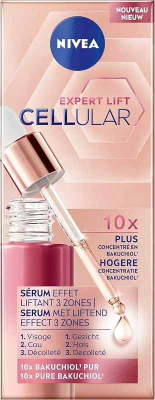 NIVEA Sérum Visage 3 Zones Cellular Expert Lift, 30 ml — Soin de la peau