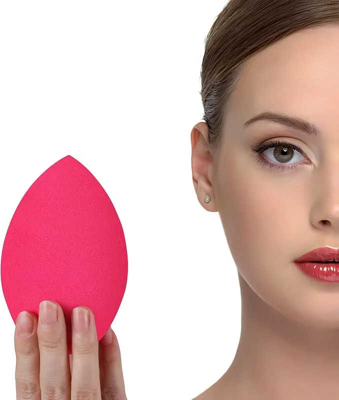 Éponges de maquillage extra larges de 11 cm pour le visage et le corps (1 petite et 1 grande) – avec