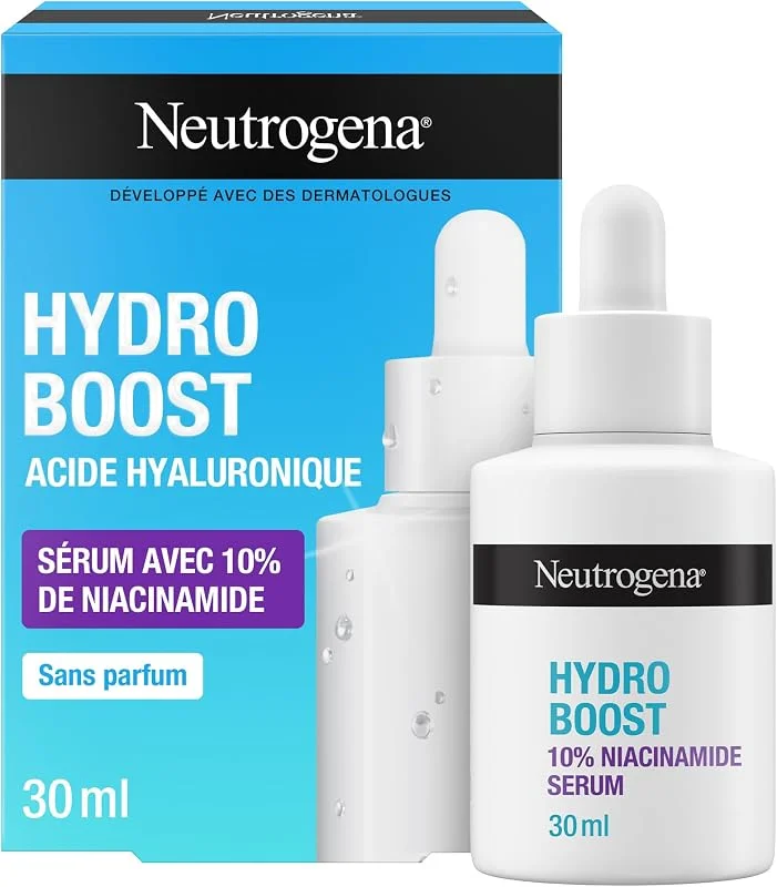 Neutrogena Sérum Hydro Boost Acide Hyaluronique 10% Niacinamide, 30 ml — Soin de la peau