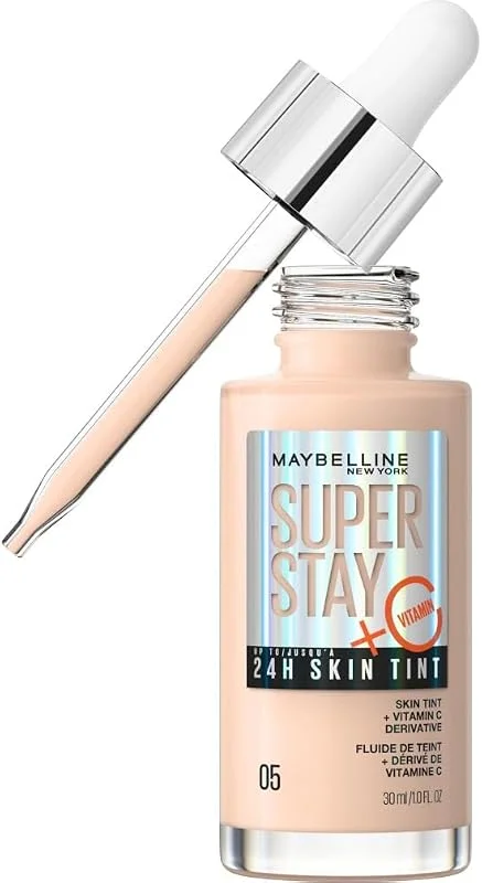 Maybelline Superstay Skin Tint Fond de Teint Vitamine C 24H Teinte 05 30ml — Maquillage