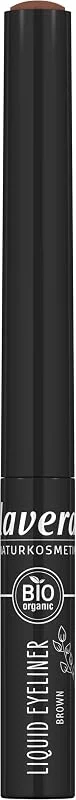 lavera Liquid Eyeliner -Brown 02- - Résultat longue durée et résistant à l'essuyage — Maquillage