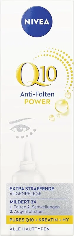 NIVEA Q10 Crème contour des yeux anti-rides Power Extra raffermissant pour les — Soin de la peau