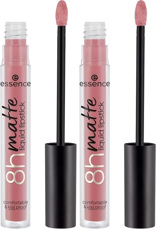 Essence - Rouge à Lèvres Liquide 8h Matte - 04 Rosy Nude (Lot de 2) — Maquillage