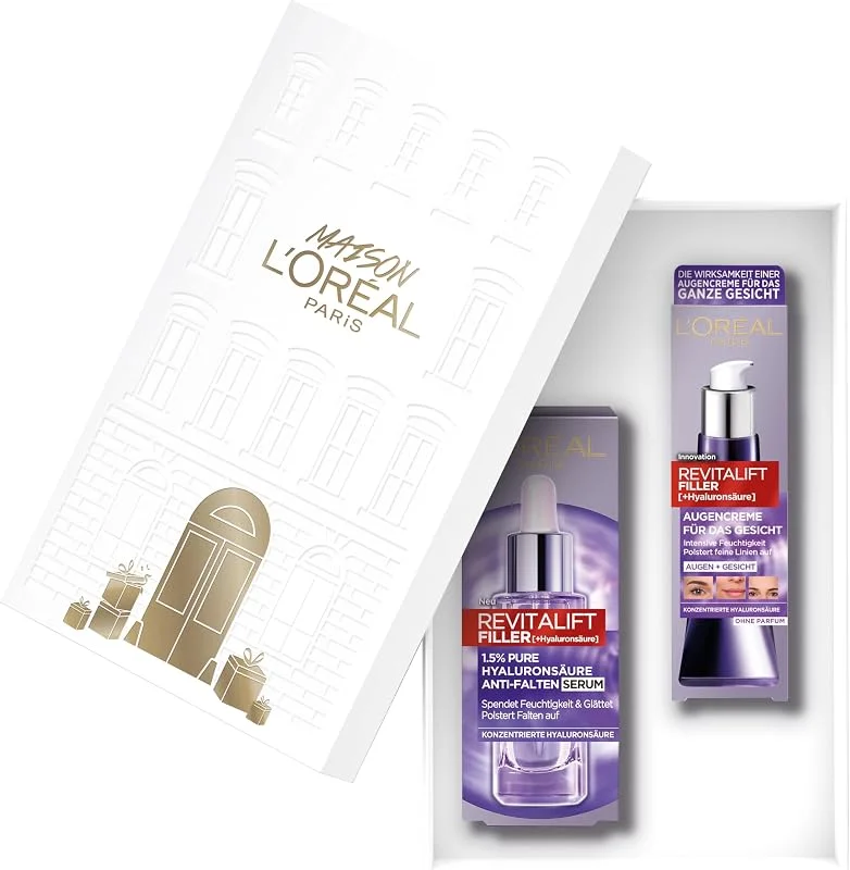 L'Oréal Paris Revitalift Filler Kit de soin du visage avec 1, 5% d'acide (30 ml) — Soin de la peau
