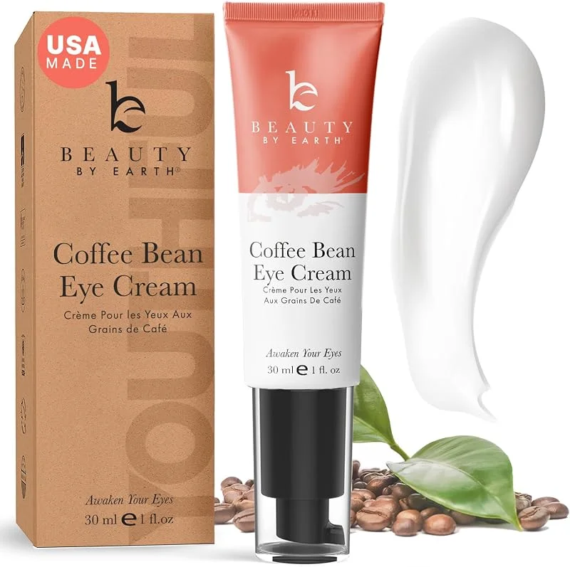Crème contour des yeux à la caféine pour les poches et les poches sous les yeux — Soin de la peau