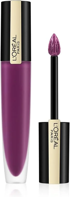 L'Oréal Cosmetics Paris Rouge à lèvres rouge signature mat liquide — Maquillage