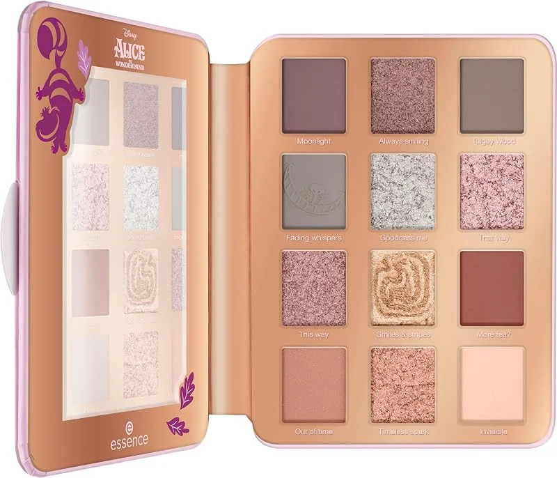 essence Disney Alice in Wonderland eyeshadow palette fards à paupières, longue durée — Maquillage