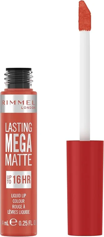 Rimmel London Lasting Mega Matte Liquid Lipstick, Long-Lasting, Hydrating, Vegan — Maquillage