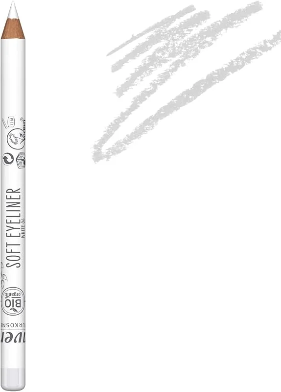 lavera Crayon eyeliner Blanc 06 Huile de jojoba & Huile de tournesol — Maquillage